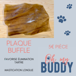 Plaque de peau de buffle